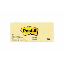 

POST IT 653 KUNING 3M STICKY NOTES YELLOW MEMO TEMPEL 40 X 50 MEMOPAD STIK NOTE STICK NOTES