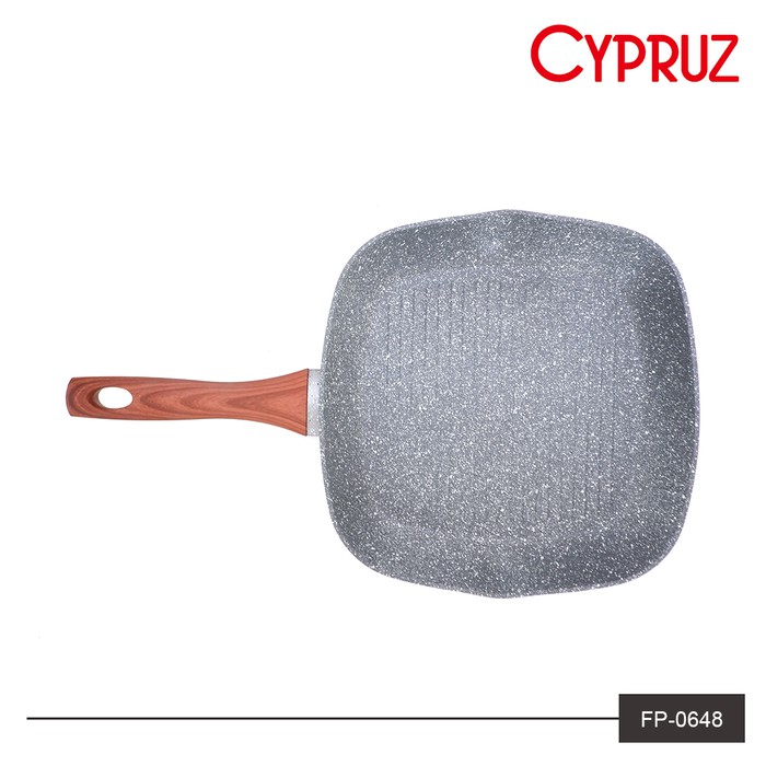 FP-0648 CYPRUZ FRY PAN MARBLE KOTAK INDUKSI 28 CM ORIGINAL BELGIUM