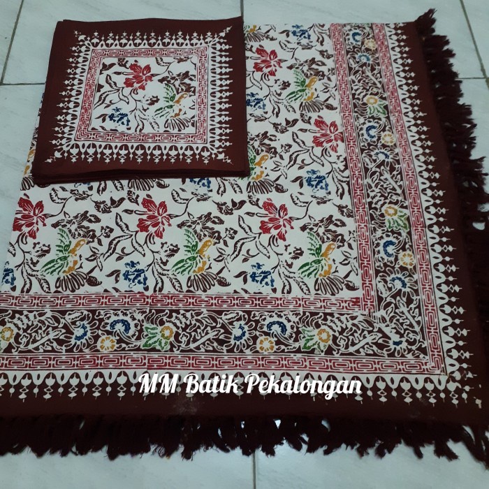 Taplak Meja Makan - Taplak Meja Makan Batik 8 Kursi Motif Coletan