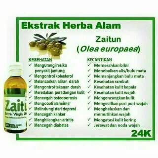 Minyak Zaitun Extra Virgin Olive Oil Original Alami Herbal Hni Hpai Halal Mencegah Kanker Rematik Shopee Indonesia