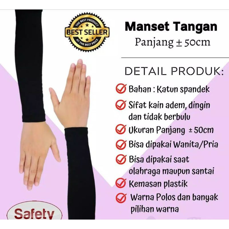 Manset Tangan Polos Handsock Polos Shopee Indonesia