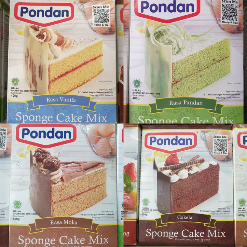 

PONDAN SPONGE CAKE (400GR)