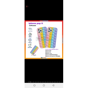 Case Lembut Pop It Soft Case all Varian Tipe Iphone Pop IT bisa dimainkan
