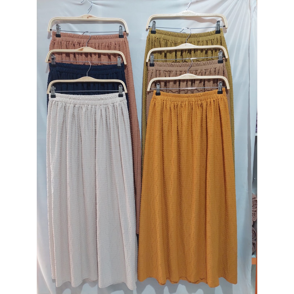 [ NEW D-127 ] Rok Plisket Semok/ Rok Muslim Terbaru/ Heyget Premium