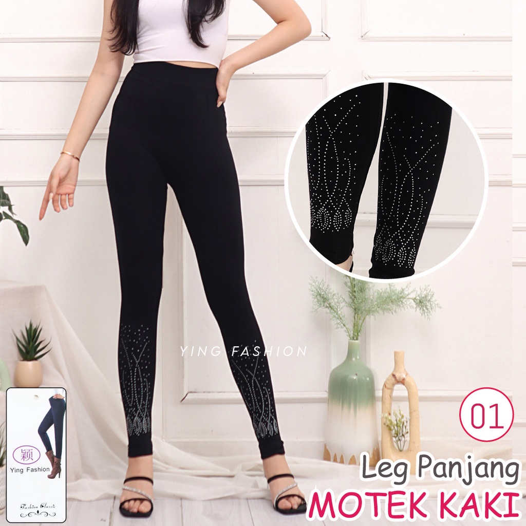 Legging MOTEK KAKI MK09-01 / LEGGING MOTEK KAKI PANJANG / LEGGING MOTEK PANJANG / LEGGING IMPORT / LEGGING YING FASHION