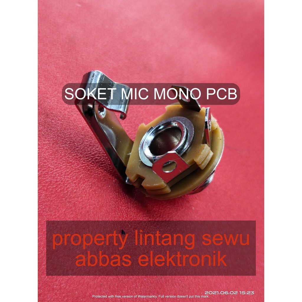 SOKET MIC AKAI MONO PCB 3 TUMPUK