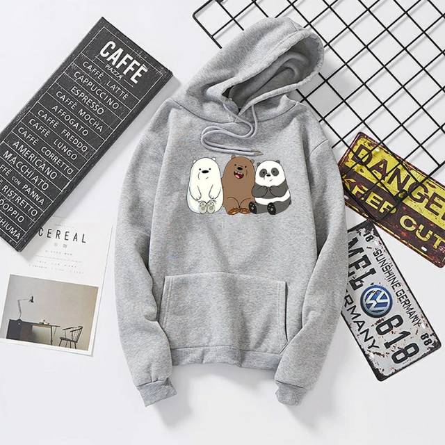 NEW PANDA HOODIE WANITA - ATASAN LEMBUT LUCU PRMEIUM