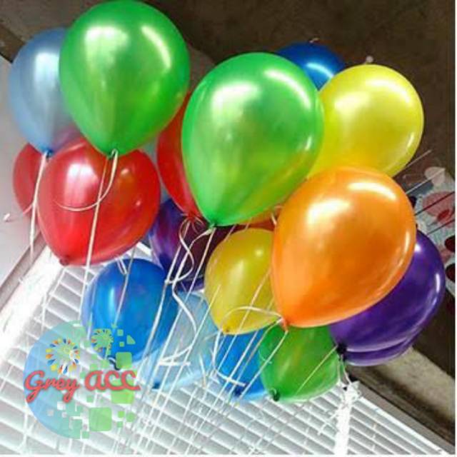 Balon Latex Metalik isi 100 Pcs / Balon Metalik / Balon Latex / Metalik