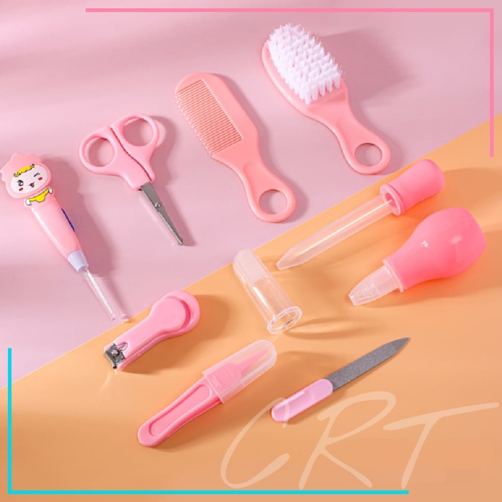 Baby Care Kit Set 6in1 / 10in1 Sisir Bayi Set Gunting Kuku Bayi Perlengkapan Bayi Baru Lahir Kado Lahiran New Born Gift Set isi 6 Baby Care Kit Sisir + Gunting Kuku Set Grooming Gift Baby
