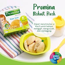 Promina SUN Biskuit Rusk Snack Cemilan Bayi Untuk Usia 6 bulan +