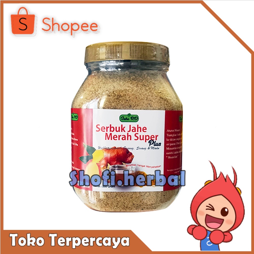 

Jahe Merah Super RD Jahe isi 330gr