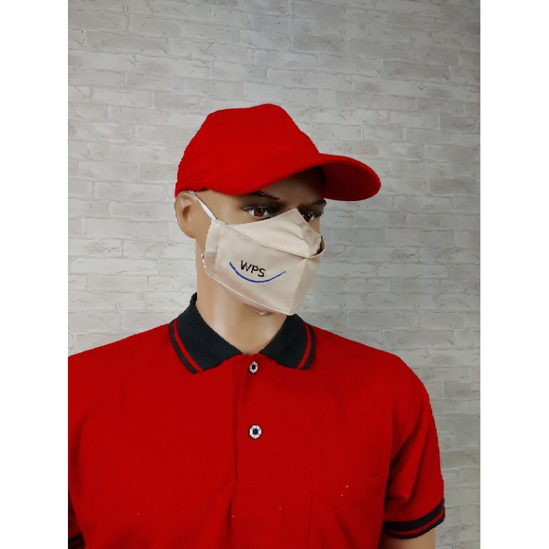 Masker 3D kain Cuztom 2 play, model evo