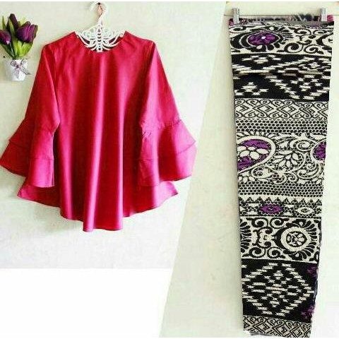 Promo Setelan Batik Mona Lexoir Baju Grosir Tanah Abang