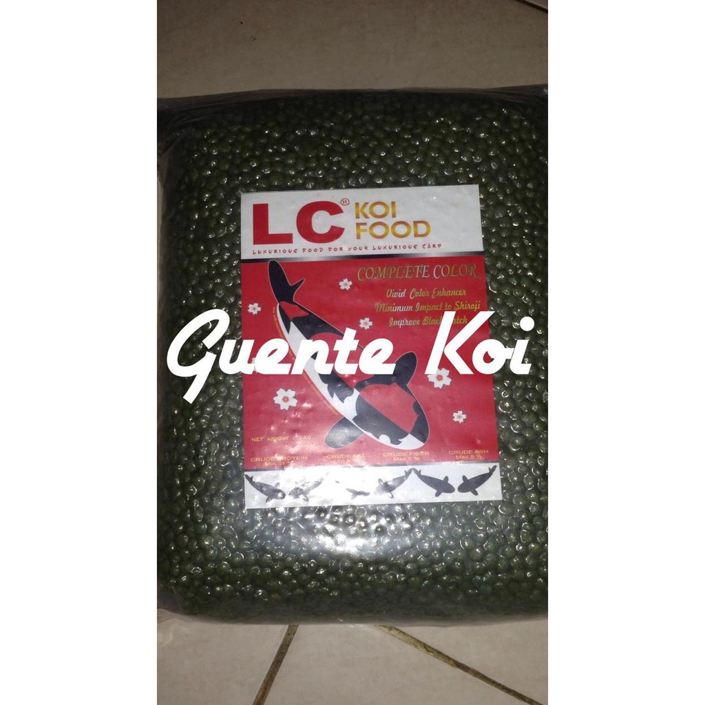Dijual Pakan Ikan Koi Pakan Koi Lc Koi Food Complete Colour Ukuran M Terjarmin