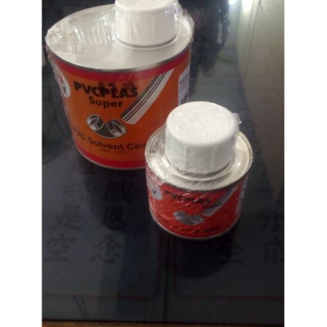 

100gram lem pipa super pvc plas fox kuas