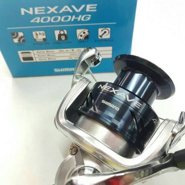 jual murah Reel SHIMANO NEXAVE 4000 HG 4Bearings katrol pancing fishing nexave 4000HG