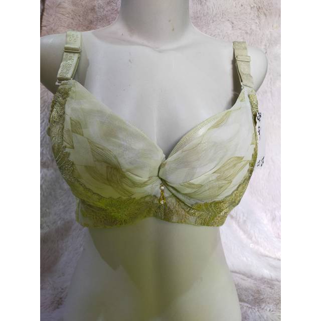 Bra busa tebal berkawat full broklat lembut pengait 4