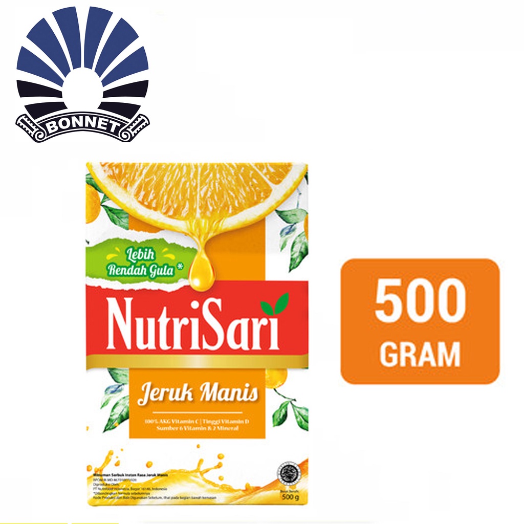 

NutriSari Jeruk Manis Refill 500gr - Minuman Buah Vitamin C