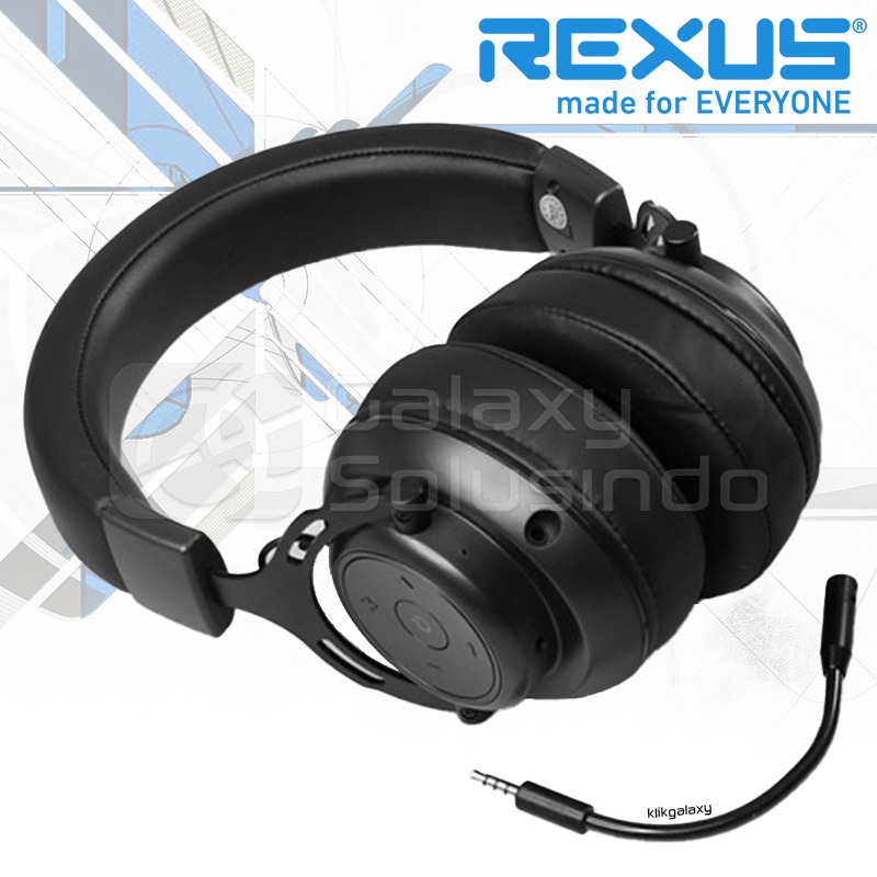 REXUS THUNDERVOX Stream HX28 Black Bluetooth Gaming Headset