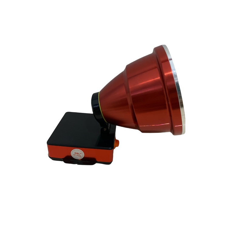 Mitsuyama Senter Kepala LED Super Terang Lithium MS 180 LAMPU PUTIH 200 Watt Super LED Rechargeable FREE Cable Bundle 16 JAM