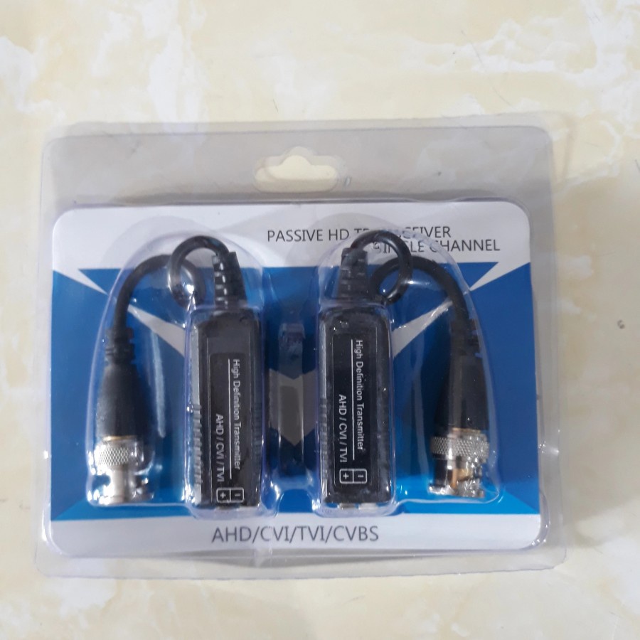 BALUN CCTV PASIF 1CHANEL (TVI.ANALOG.AHD.CVI) - 2mp