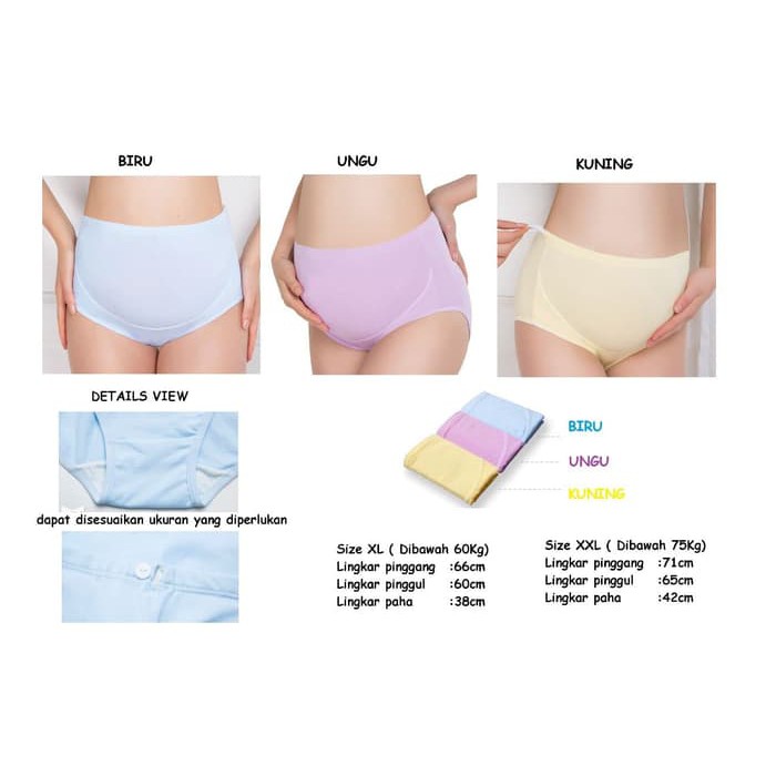 Maternity Pant / Celana Dalam Ibu Hamil / Celana Dalam Hamil - MPC05