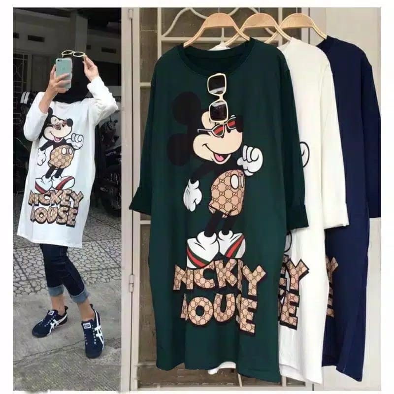 TUNIK MICKEY MOUSE PANJANG