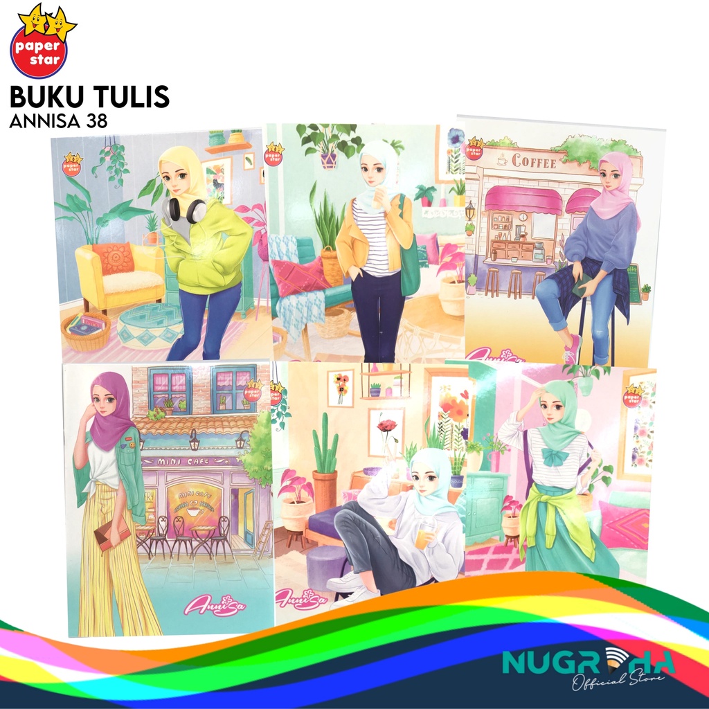 

BUKU TULIS A5 38 LEMBAR PAPERSTAR – ANNISA