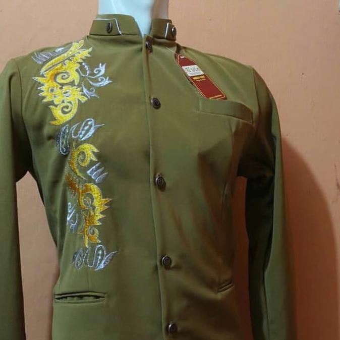 Jasko Jas Koko Bordir - Hijau, S