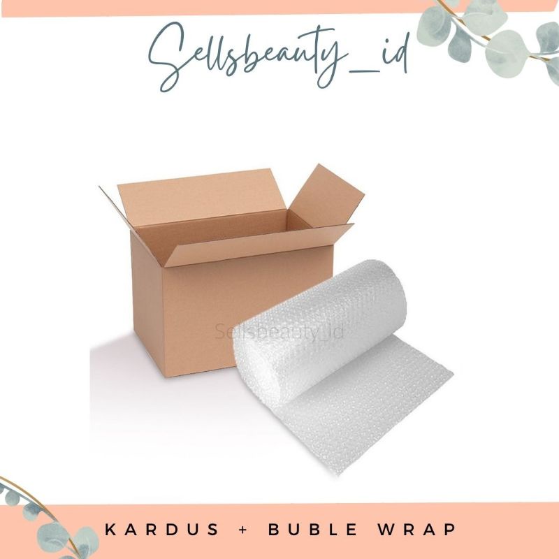 

Tambahan Packing Buble Wrap + Kardus