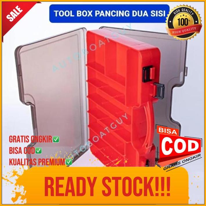 Tool Box Kotak Umpan Pancing Dua Sisi ( Double Side Lure Box )