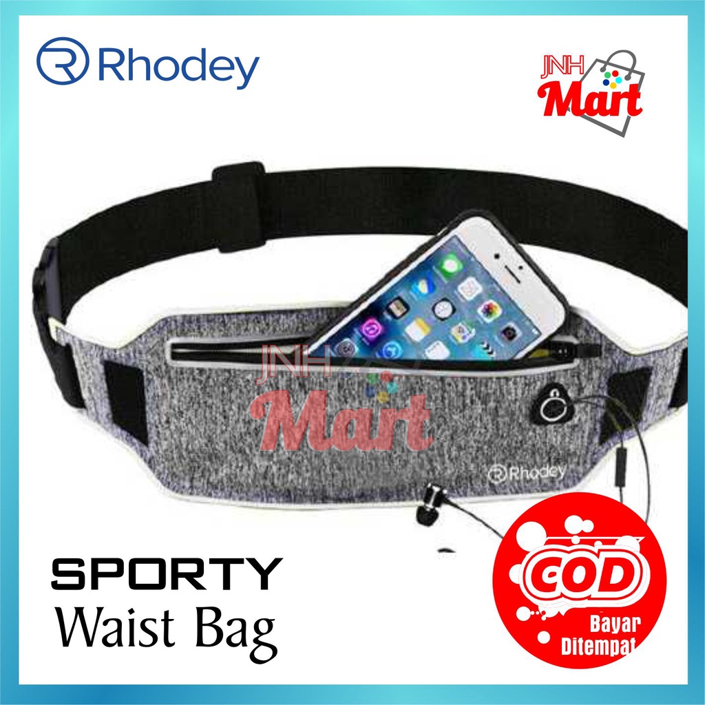 Rhodey Tas Pinggang Olahraga Lari Waist Bag  Waterproof Fitness