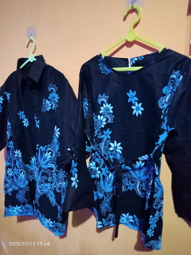 Batik Kalongan | Couple Batik Hem Dan Blouse Seragam Kantor Best Seller Terlaris