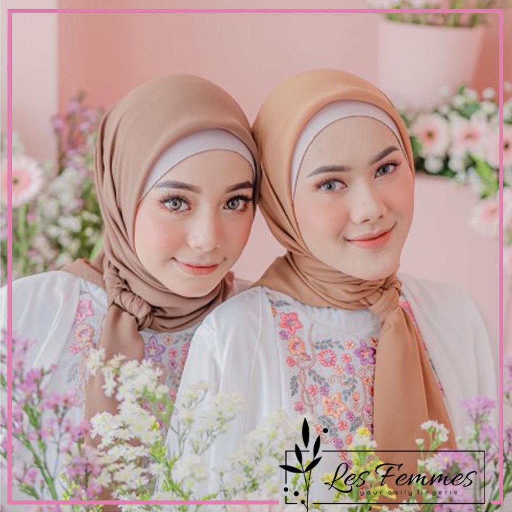 Hijab segi empat bellasquare premium halus dan adem