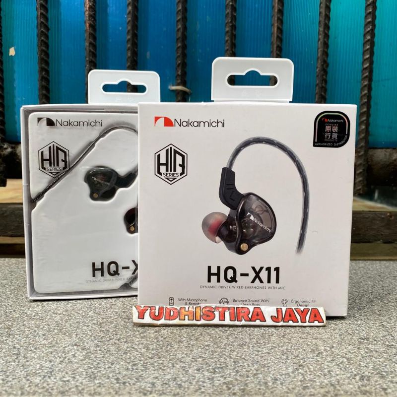 Nakamichi HQ X11 Original In Ear Monitor Mic Earphone Gaming