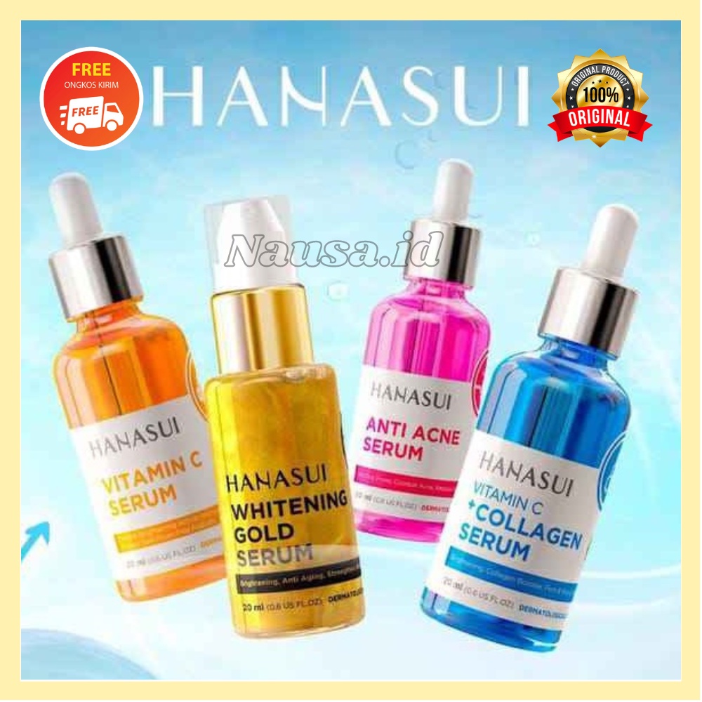 Jual Hanasui Serum Vitamin Wajah Anti Acne Serum Gold C Collagen BPOM ...