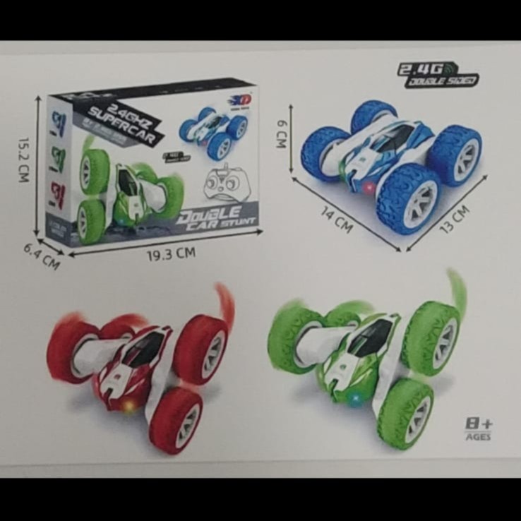 RC STUNT SUPER CAR - DOUBLE CAR STUNT