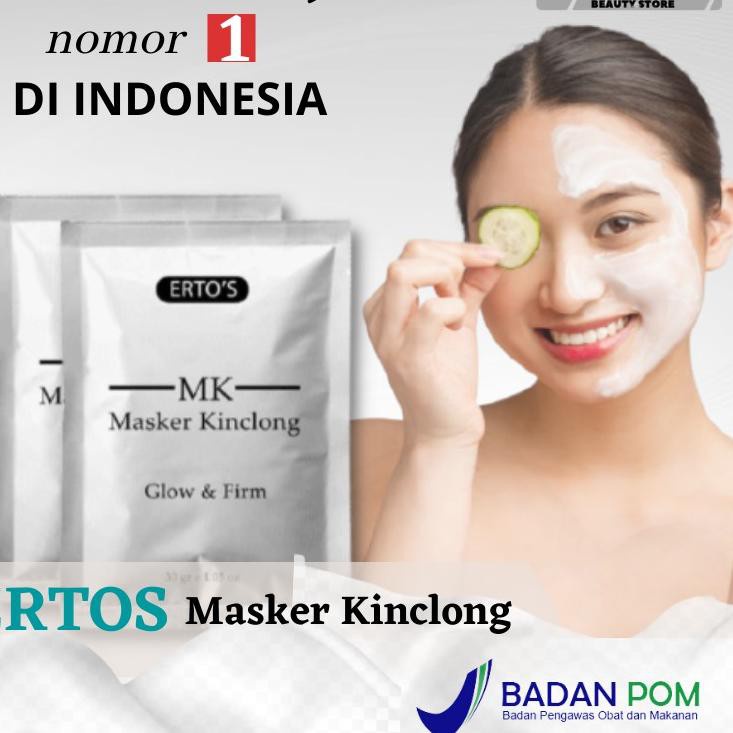 [ORI] MASKER WAJAH KINCLONG Mencerahkan &amp; Melembutkan dengan Kandungan Kombinasi Whitening Agent dan Anti Oxidant ASLI ORIGINAL