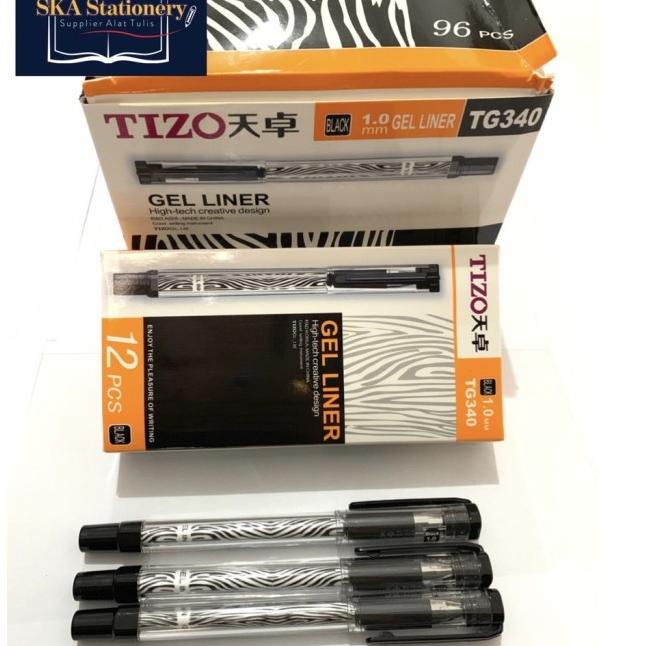 

✸ Bolpen/Ballpoint/Pulpen/Ballpen Tizo 340 1.0 Hitam Biru (Lusin) - Hitam ←