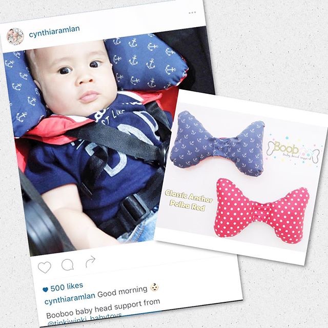 BOOBOO baby pillow elephant ear bantal bayi