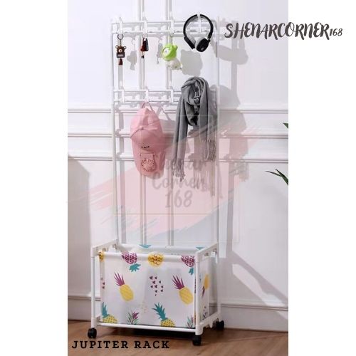 SHENAR RAK GANTUNGAN BAJU SEPATU TAS STAND HANGER TOPI JAKET / JEMURAN BAJU SUSUN / KERANJANG MAINAN ANAK /  JUPITER RACK , SHENARCORNER168