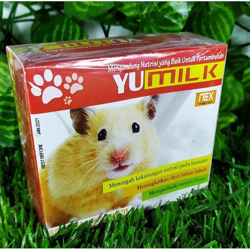 Susu Hamster Yu Milk / Susu Anakan Hamster 1sachet @ 10gr