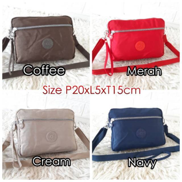 TAS 100% ORIGINAL - Tas kipling Selempang 4slet/Pouch kipling polos