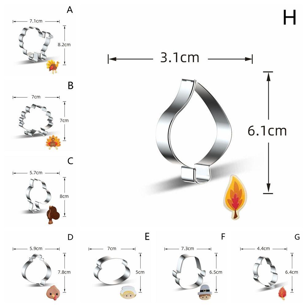 Solighter Syukuran Cookies Cutter Dekorasi Rumah &amp; Dapur Baking Pastry Alat Stainless Steel Sugarcraft Fondant Mould Cetakan Kue