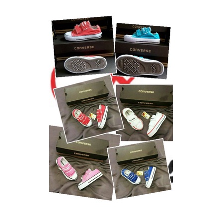 Sepatu Converse Anak Anak, Sepatu Converse Kids Velcro