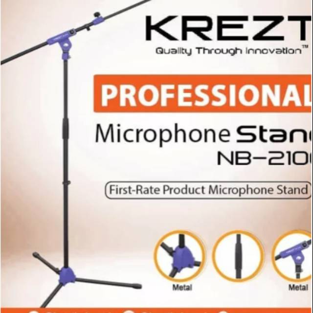 Stand mic krezt NB-2100.FULL besi .cocok semua mic