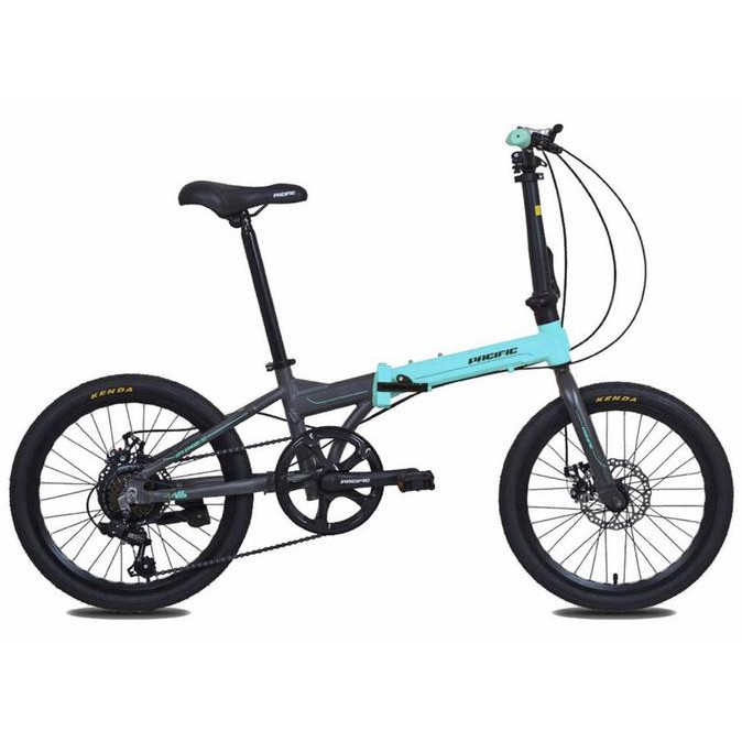 Sepeda Lipat Folding Bike Pacific Splendid 3.0 Alloy 7 Speed 20Inch Benisarmono