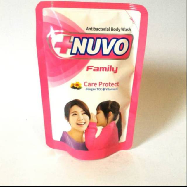 Nuvo Family Anti Bacterial Body Wash Pink 400 ml