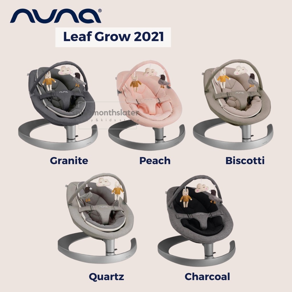 [NEW] Nuna Leaf Grow 2021 With Toybar Bouncer Rocker Anak Bayi dengan Mainan - Kursi Goyang Baby Ready