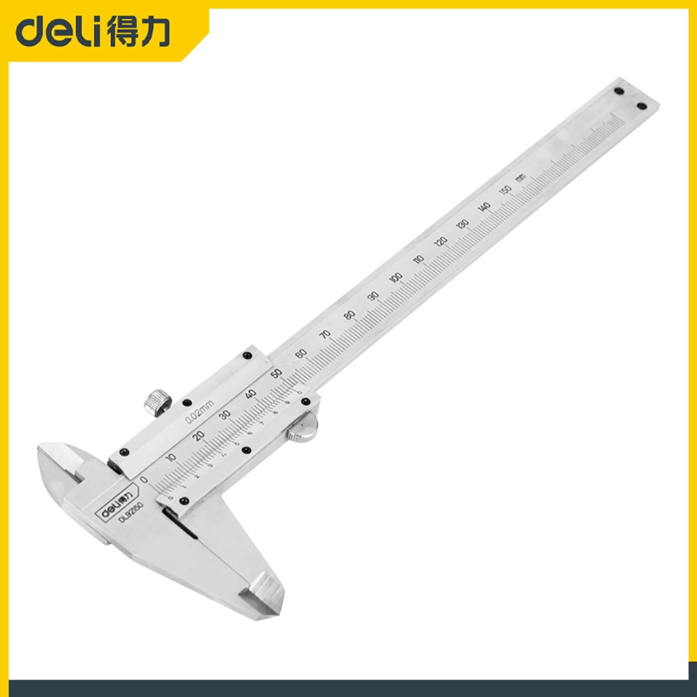 

Deli Vernier Caliper / Jangka Sorong 0-150mm 6 inch Perkakas EDL92150